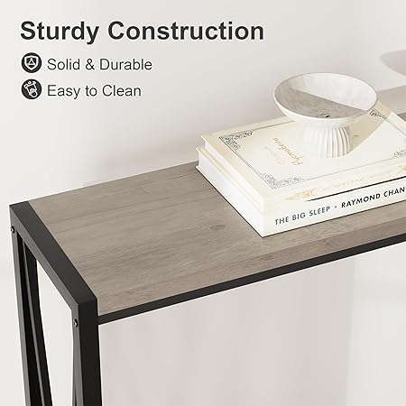 2-Tier Entryway Consol Table With Storage