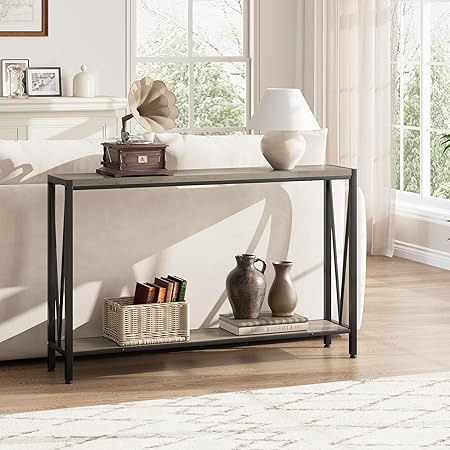 2-Tier Entryway Consol Table With Storage