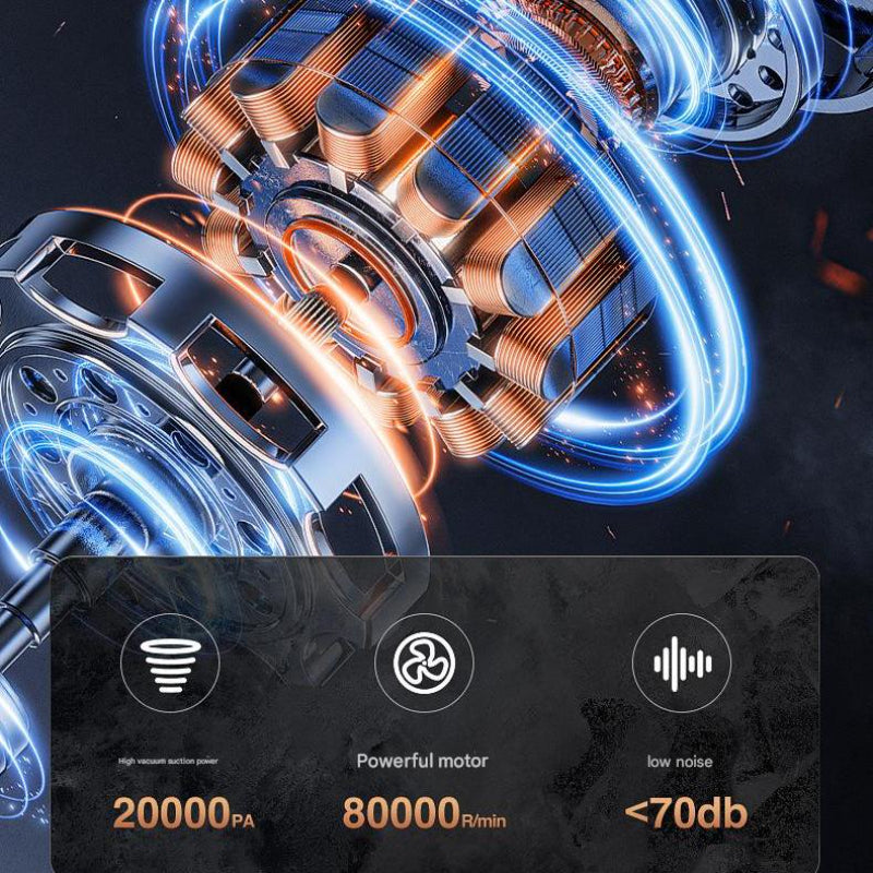 Wireless handheld car high-power mini vacuum cleaner