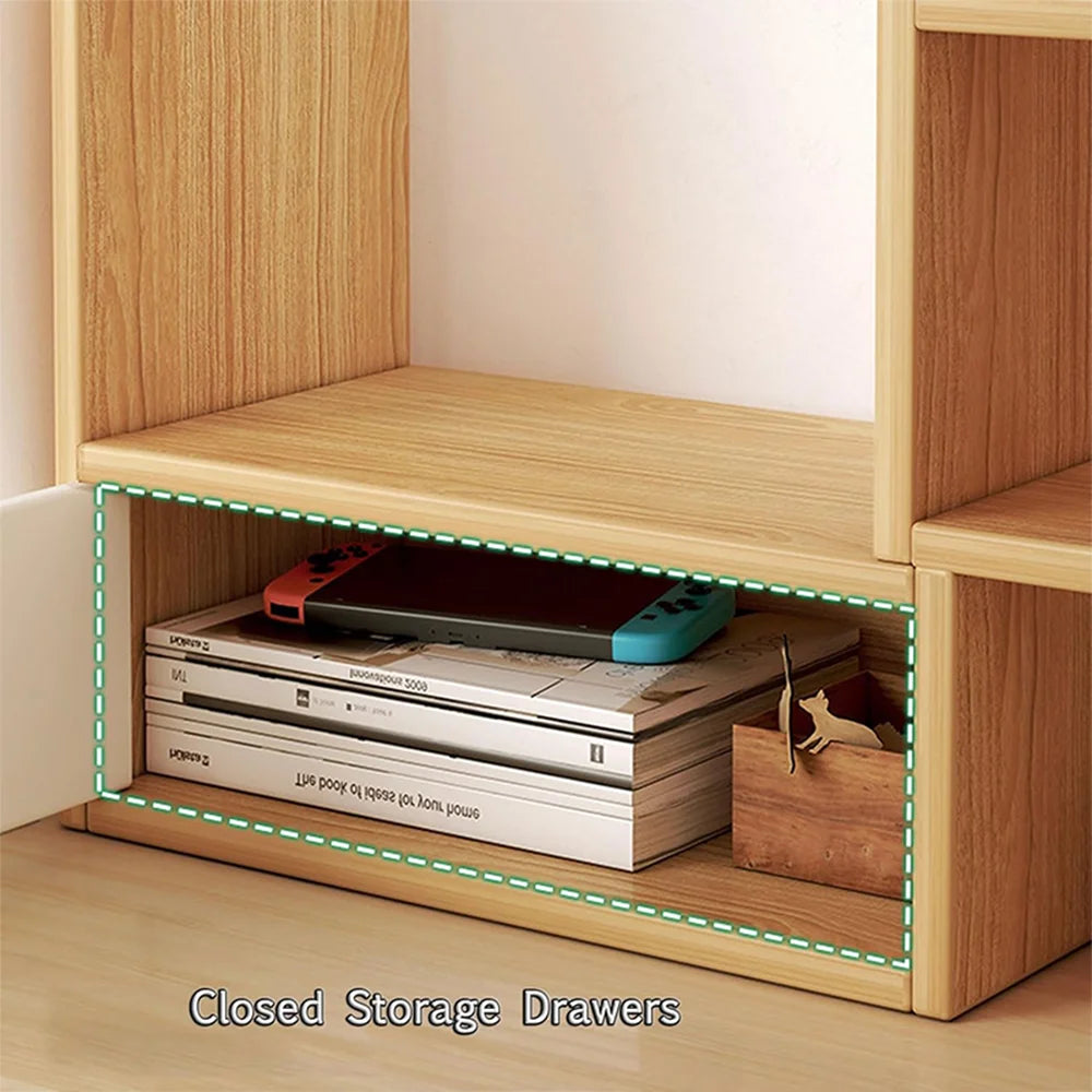 Desk, Bookshelf, Shelving, Storage Shelf,