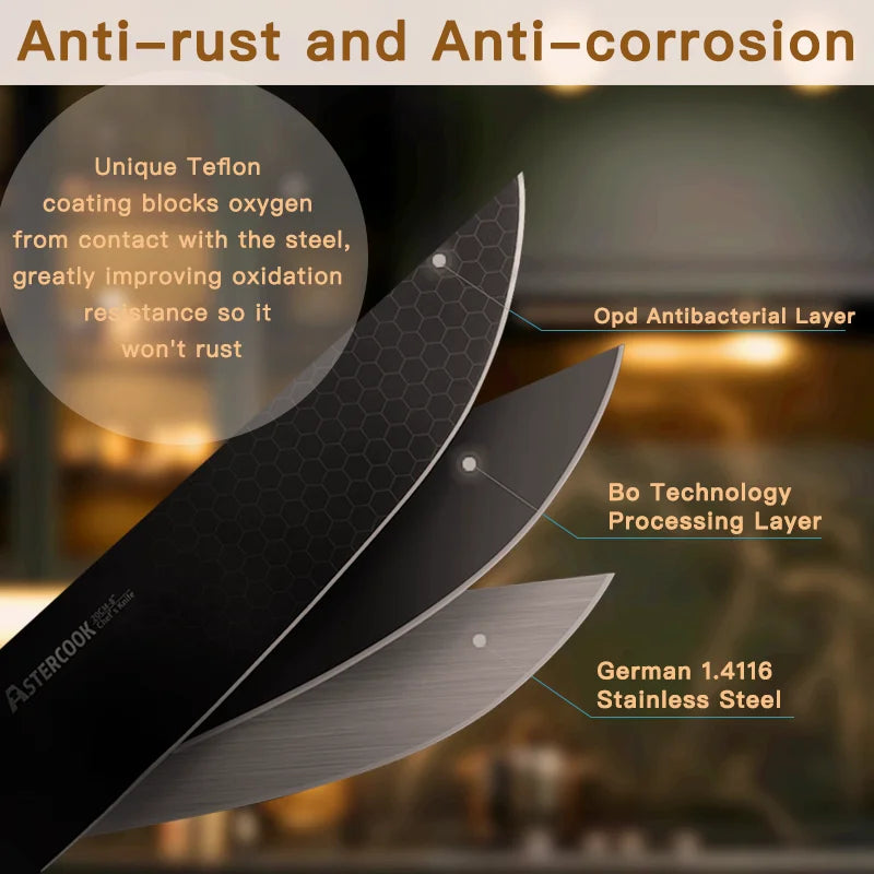 8" Pro Kitchen Knife, High Carbon Stainless Steel