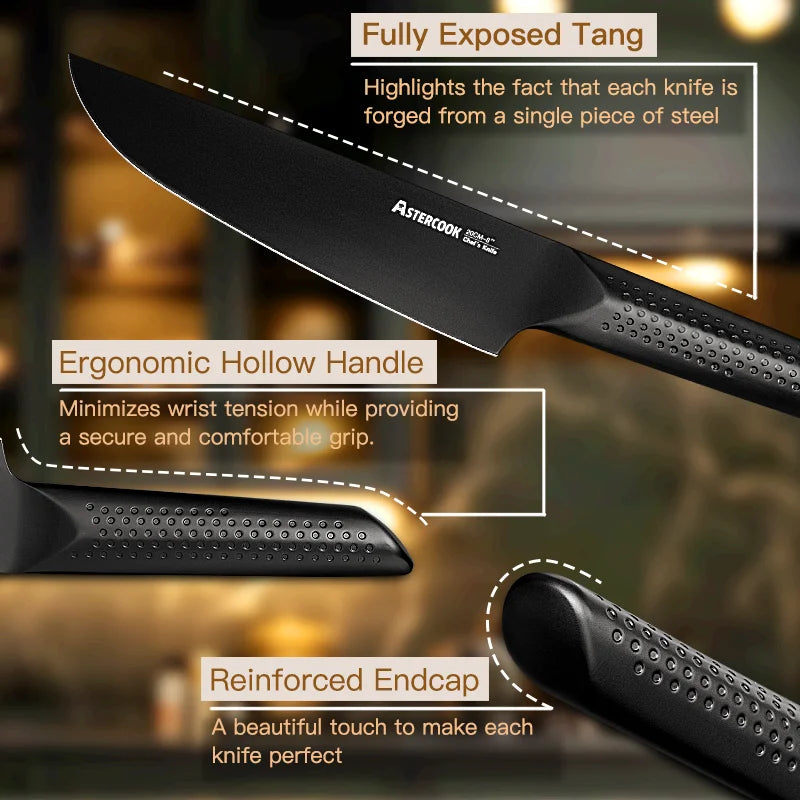 8" Pro Kitchen Knife, High Carbon Stainless Steel