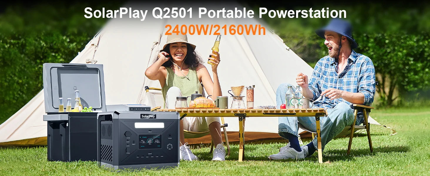 2500W 2400W LiFePO4 Battery Power Bank Generator