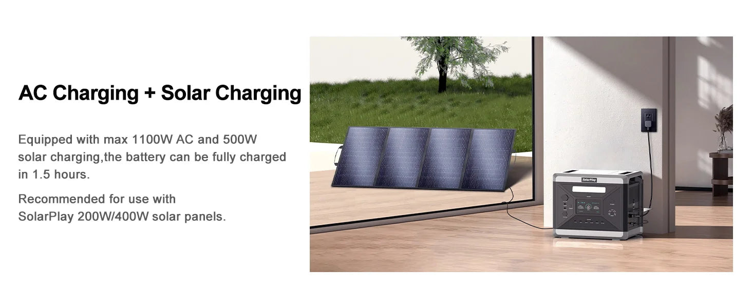 2500W 2400W LiFePO4 Battery Power Bank Generator