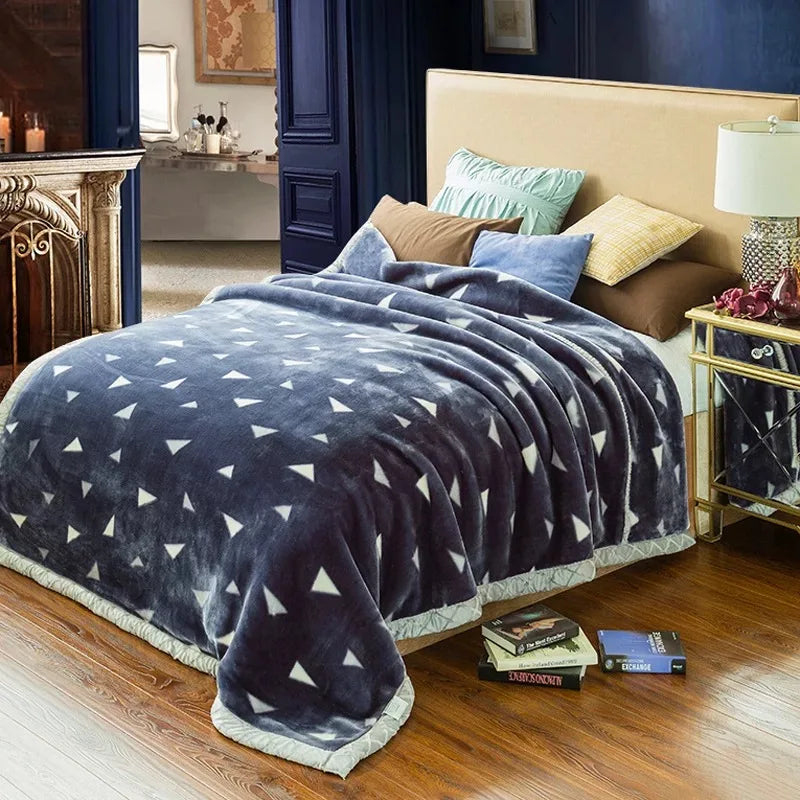 Flannel Blanket Soft Cashmere, Various Colors, Patterns, Sizes