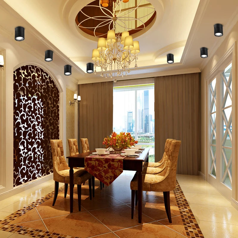 Surface Mounted LED Ceiling Lights, Foldable, 360° Rotatable