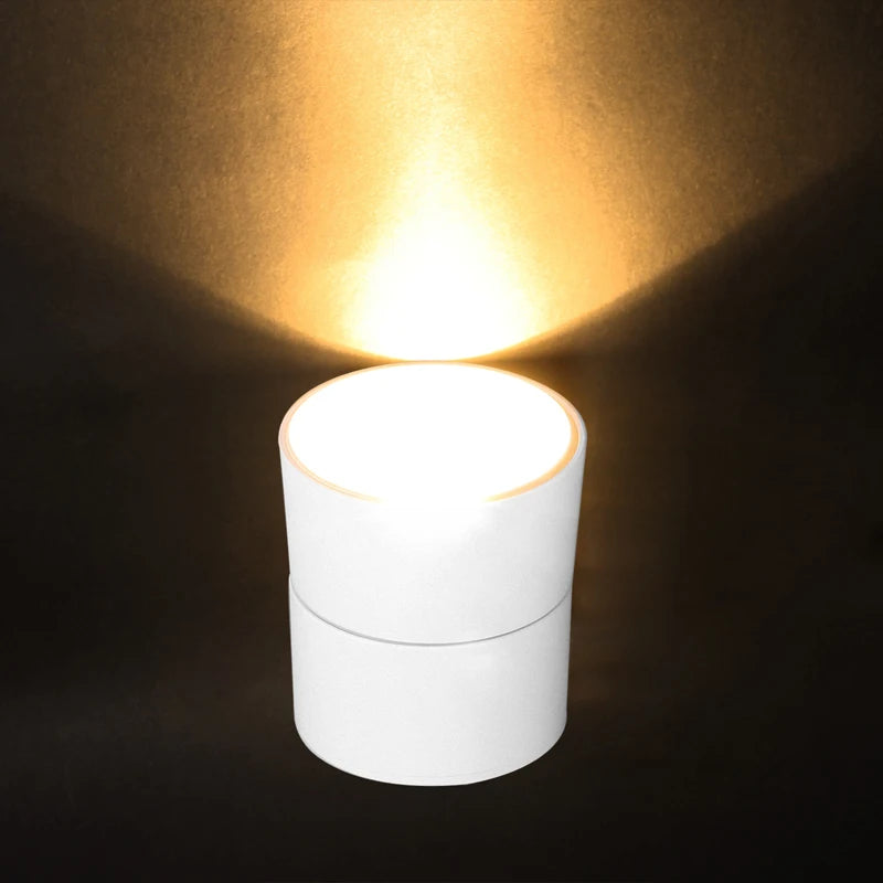 Surface Mounted LED Ceiling Lights, Foldable, 360° Rotatable