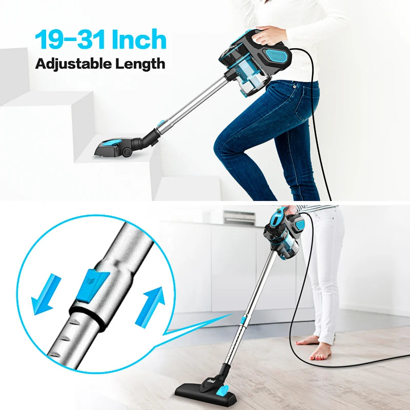Vacuum Cleaner Corded Stick Handheld, Hard Floor