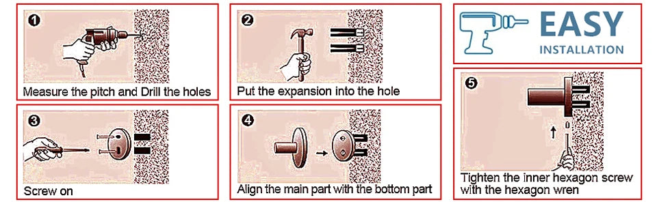 Rose Gold Bathroom Accessories Set