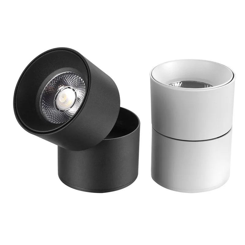 Surface Mounted LED Ceiling Lights, Foldable, 360° Rotatable