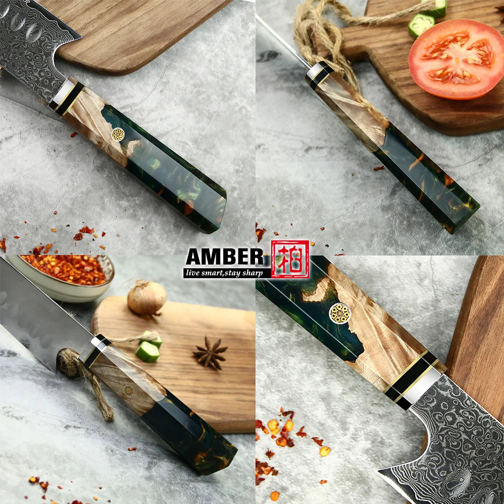 7 inch 67 Layers VG10 Damascus Steel Kitchen Knives