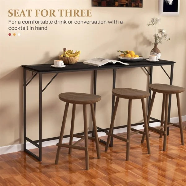 Bar Table for Indoor/Outdoor, Wood, MDF, Plastic