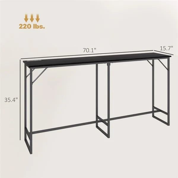 Bar Table for Indoor/Outdoor, Wood, MDF, Plastic
