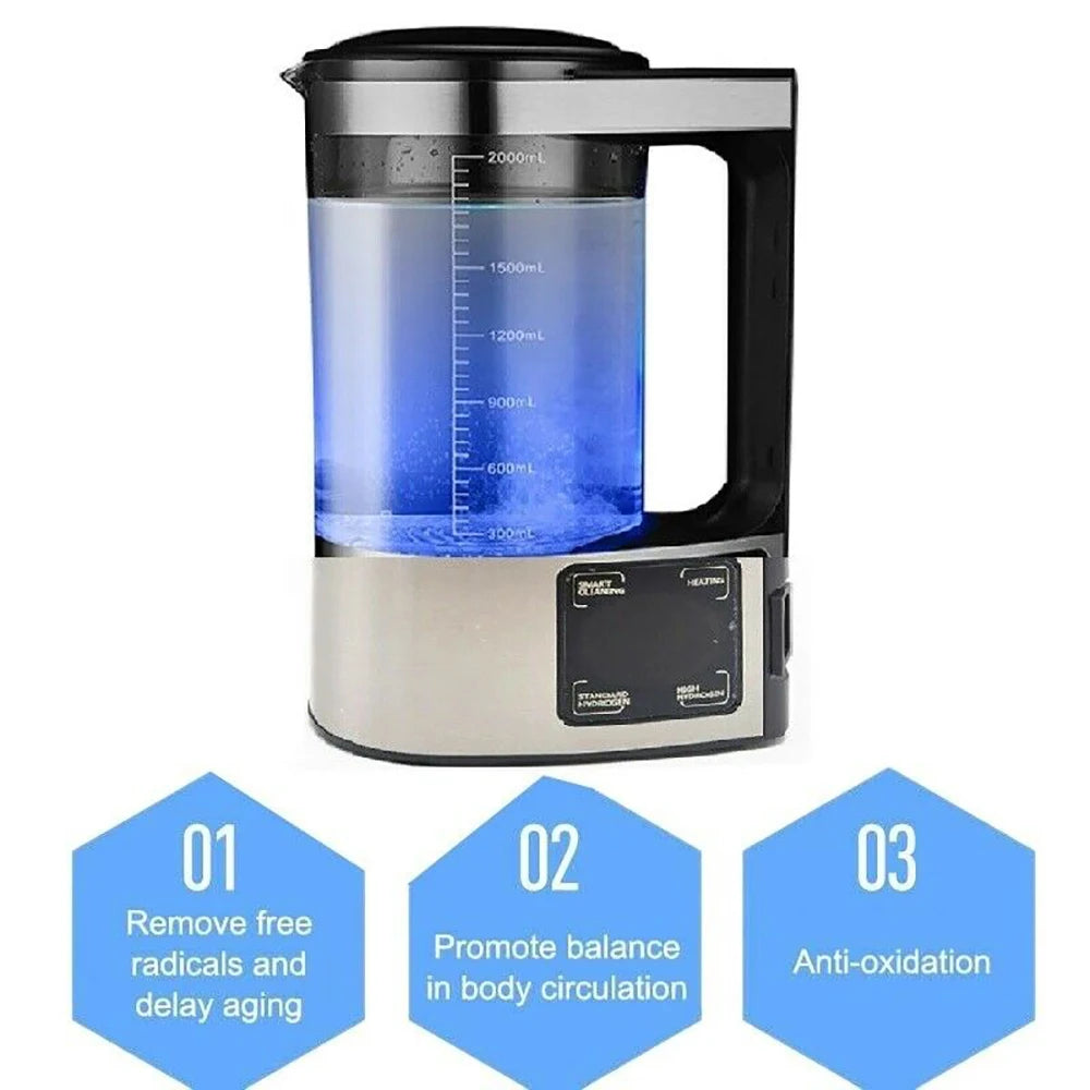 2L Electric Hydrogen Rich, Ionizer Water Machine