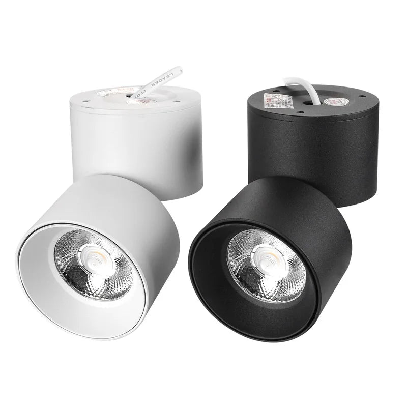 Surface Mounted LED Ceiling Lights, Foldable, 360° Rotatable