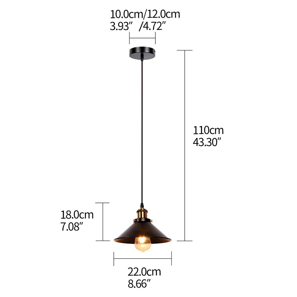 Little Black Umbrella Hanging Lamp,