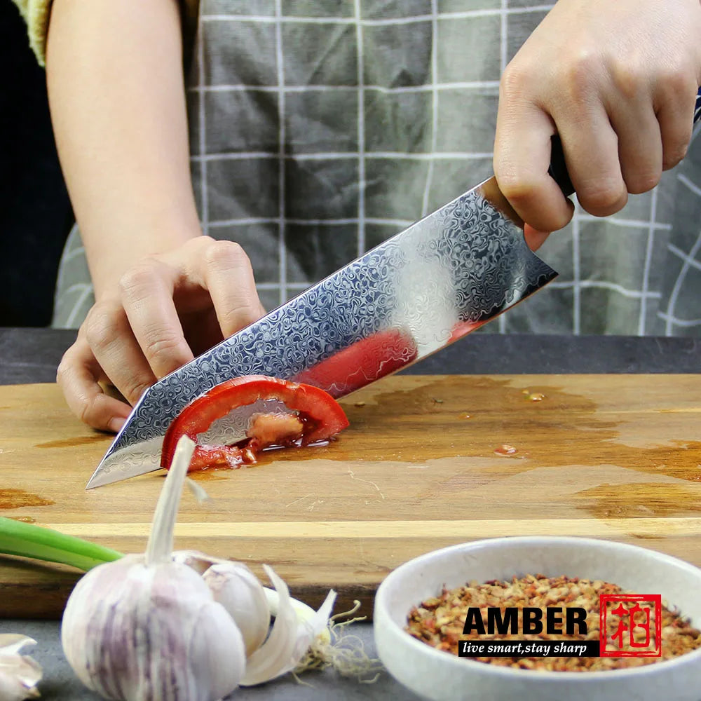 8:























8" Japanese Damascus Steel Kitchen Knife