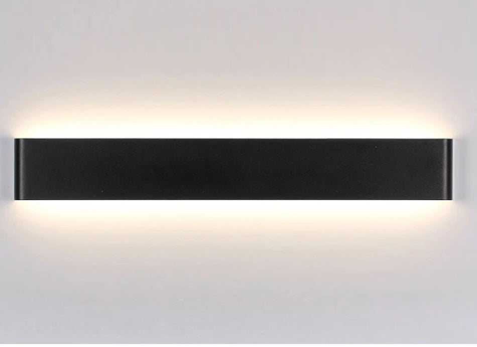Dimmable Led Wall Lamp, Black, White, Silver