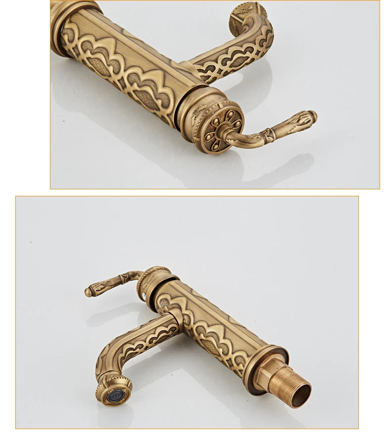 Basin Faucets Solid Brass Bathroom Faucet Single Handle