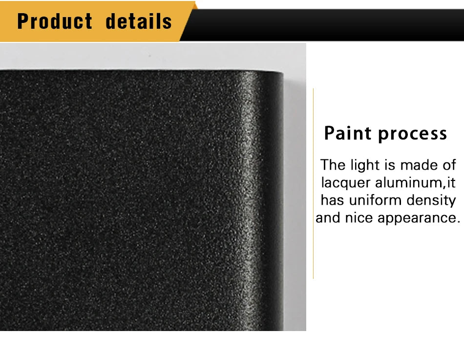 Dimmable Led Wall Lamp, Black, White, Silver