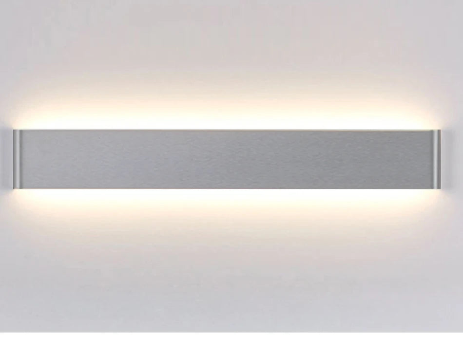 Dimmable Led Wall Lamp, Black, White, Silver