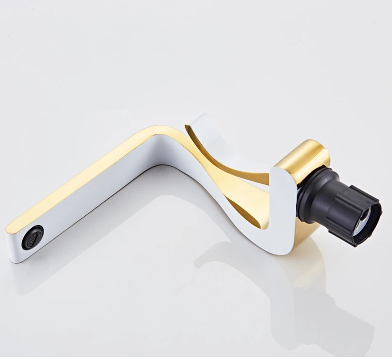 Gold Bathroom Mixer Tap Wash Basin Faucet