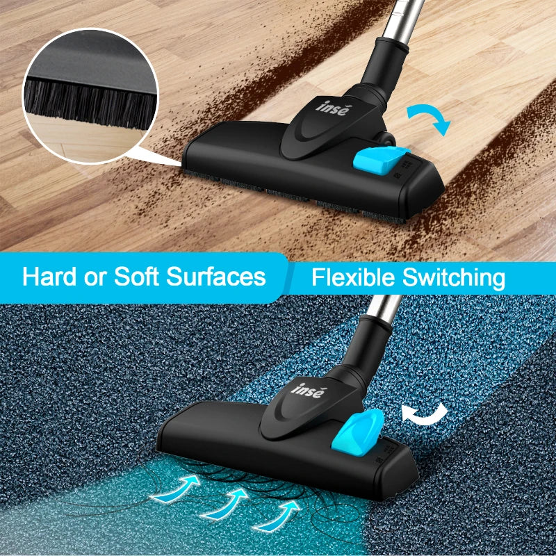 Vacuum Cleaner Corded Stick Handheld, Hard Floor