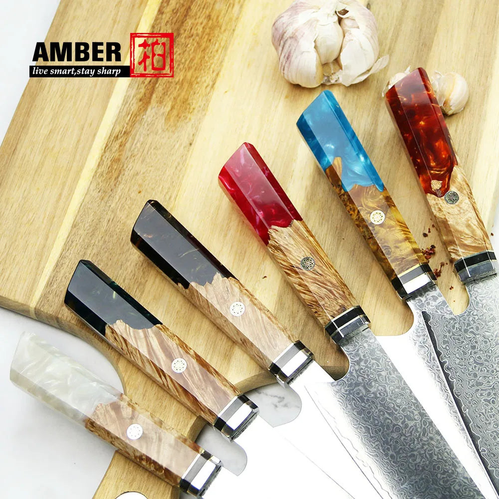 8:























8" Japanese Damascus Steel Kitchen Knife