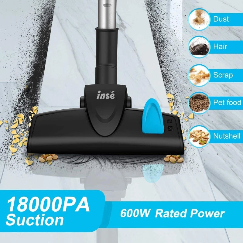 Vacuum Cleaner Corded Stick Handheld, Hard Floor