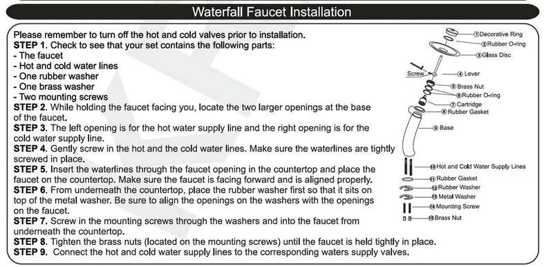 Bathroom Countertop Basin, Lav Faucet, Drain Set