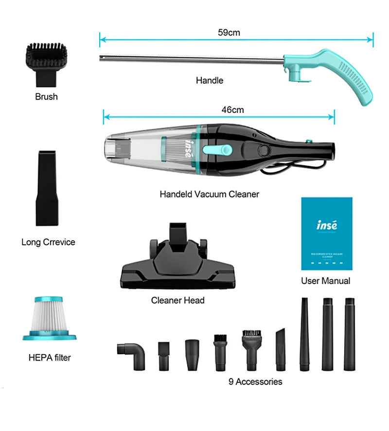Corded Handheld Vacuum Cleaners for Hard Floor