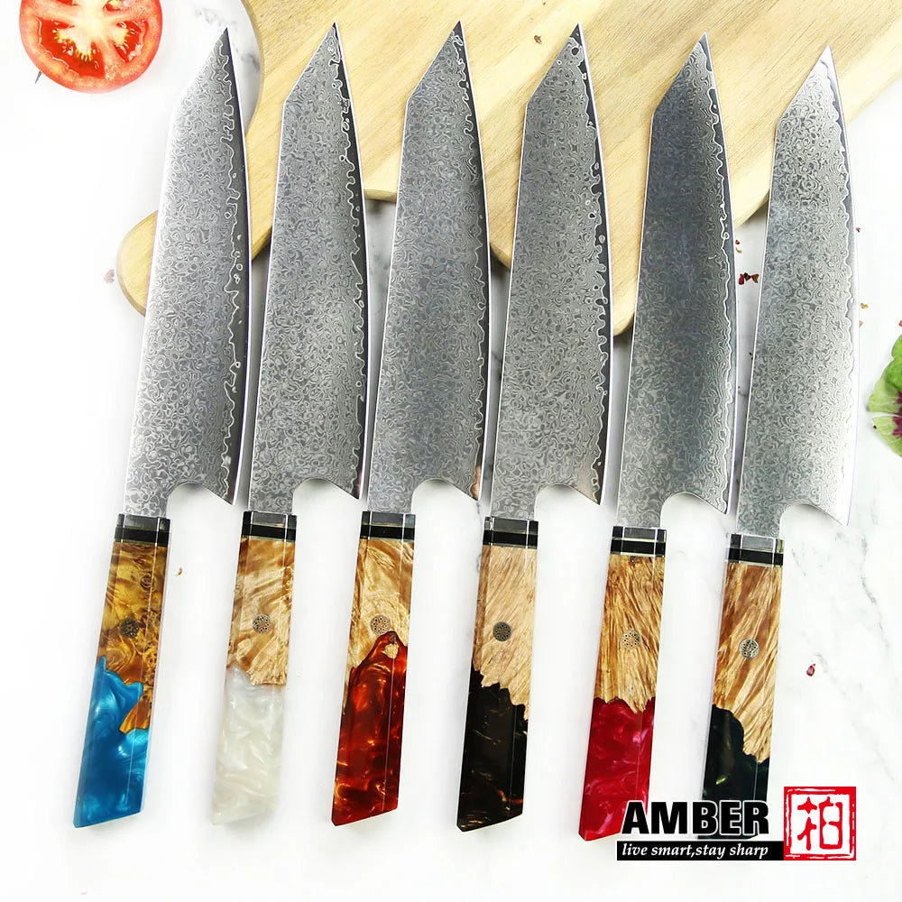 8:























8" Japanese Damascus Steel Kitchen Knife