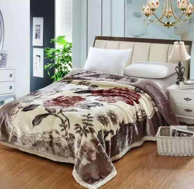 Flannel Blanket Soft Cashmere, Various Colors, Patterns, Sizes