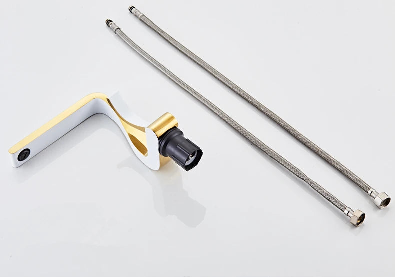 Gold Bathroom Mixer Tap Wash Basin Faucet