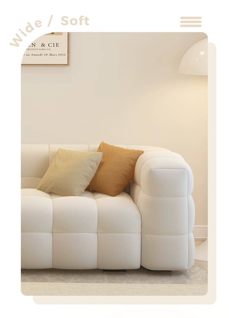 Plush Reclining Sofa Corner Lounger