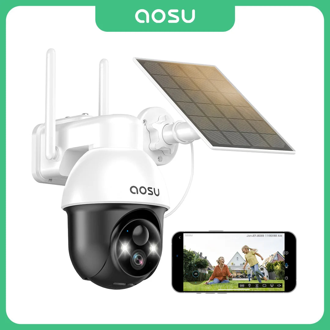 Solar Security Camera, WIFI, 2-Way Audio