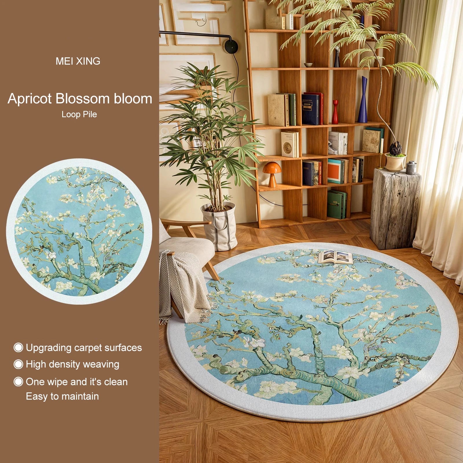 Round, Soft, Anti-slip Carpets