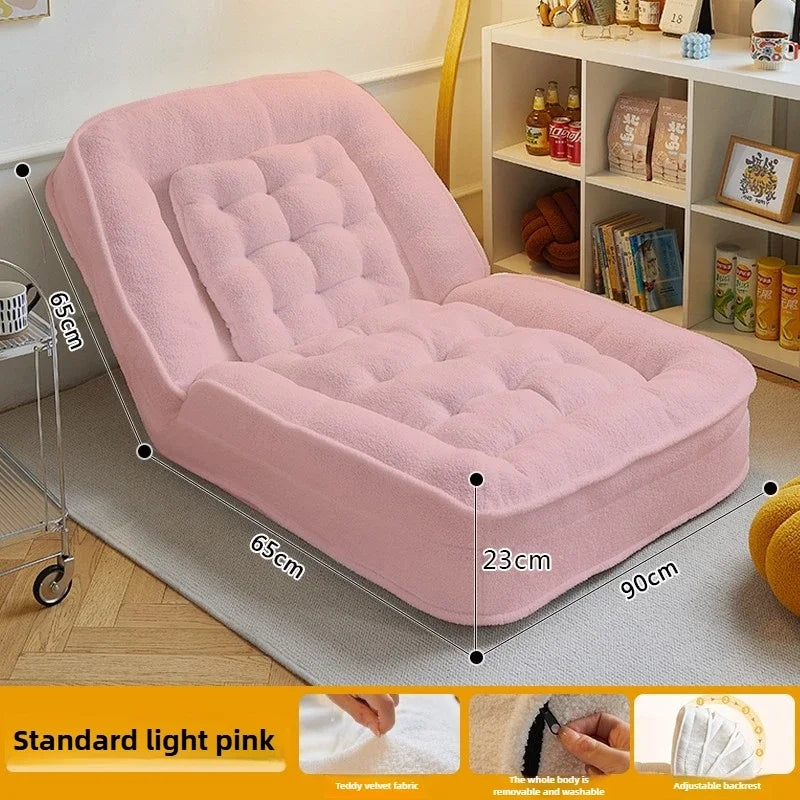 reclining and sleeping single bedroom small sofa