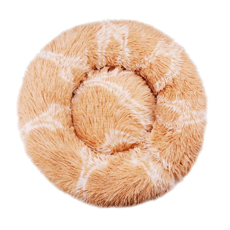 40-60cm. Round Pet Bed, Small Dog, Cat, Washable