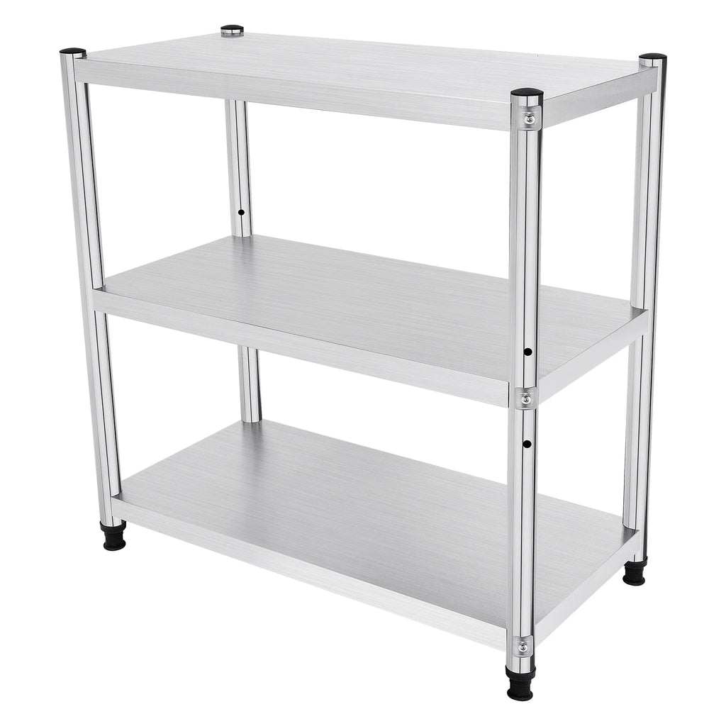 Stainless Steel Storage Rack,3-Tier Multi-functional Shelf
