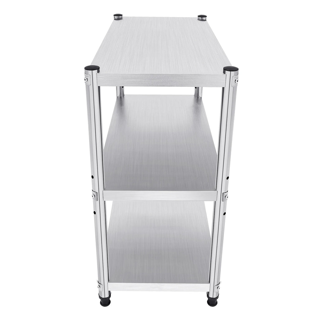 Stainless Steel Storage Rack,3-Tier Multi-functional Shelf