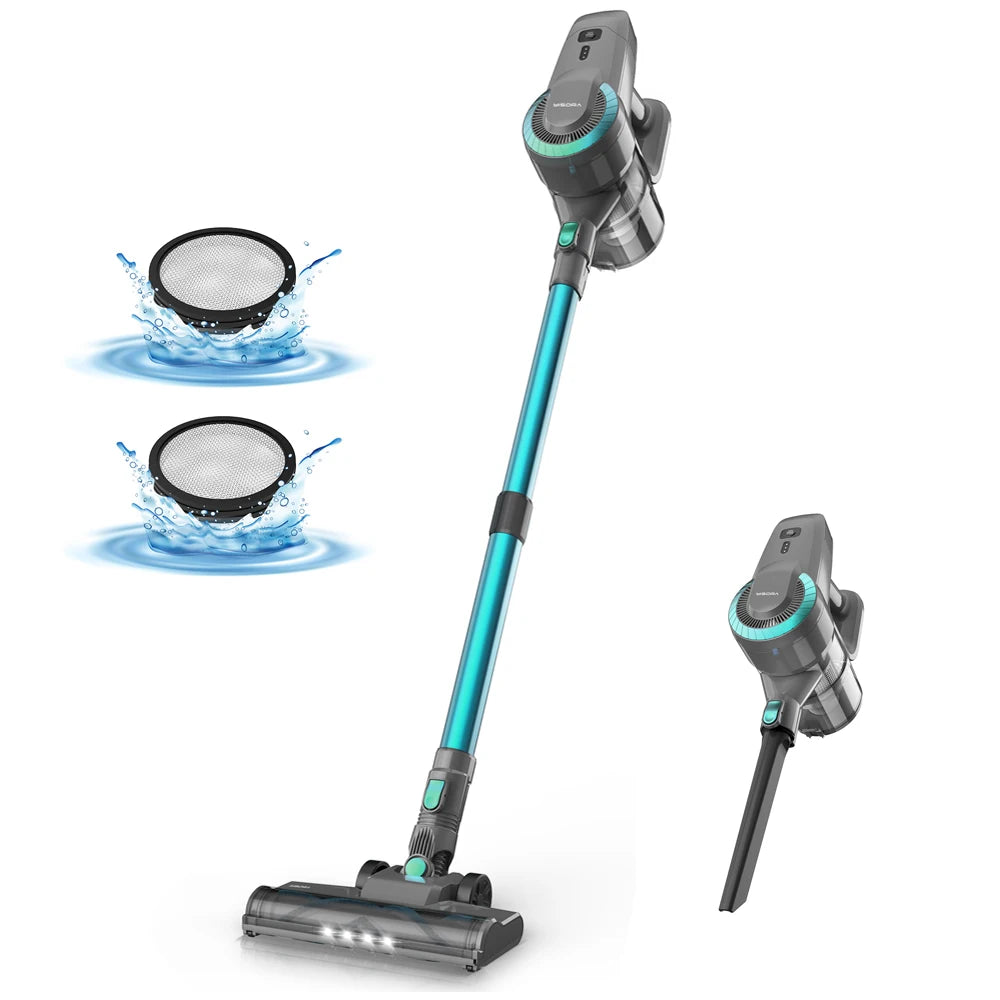 Cordless Upright Vacuum Cleaner for Carpet, Hard Floor