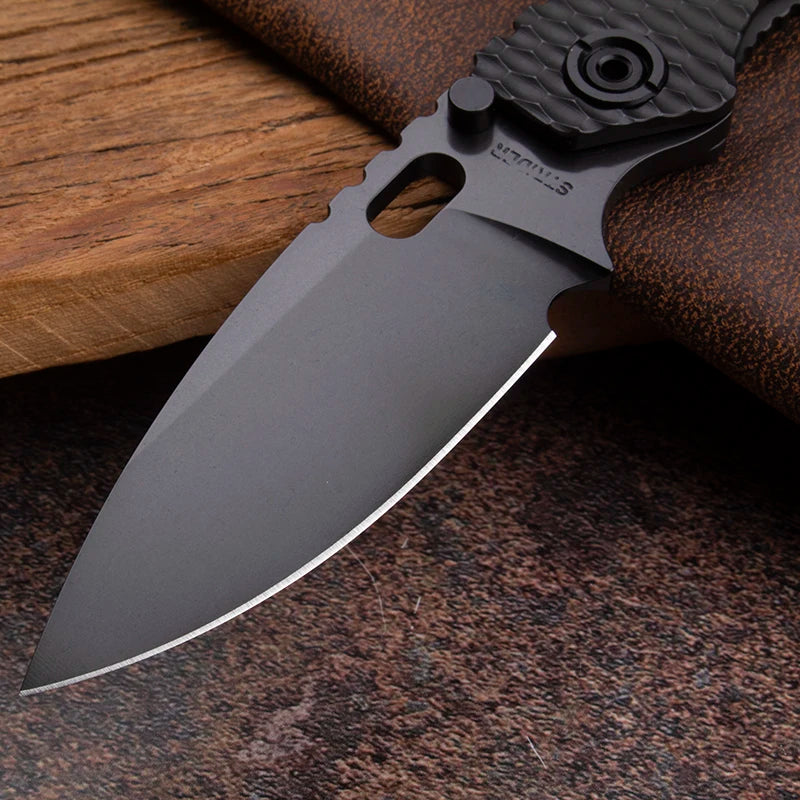 Titanium Handle, Folding Pocket Knife