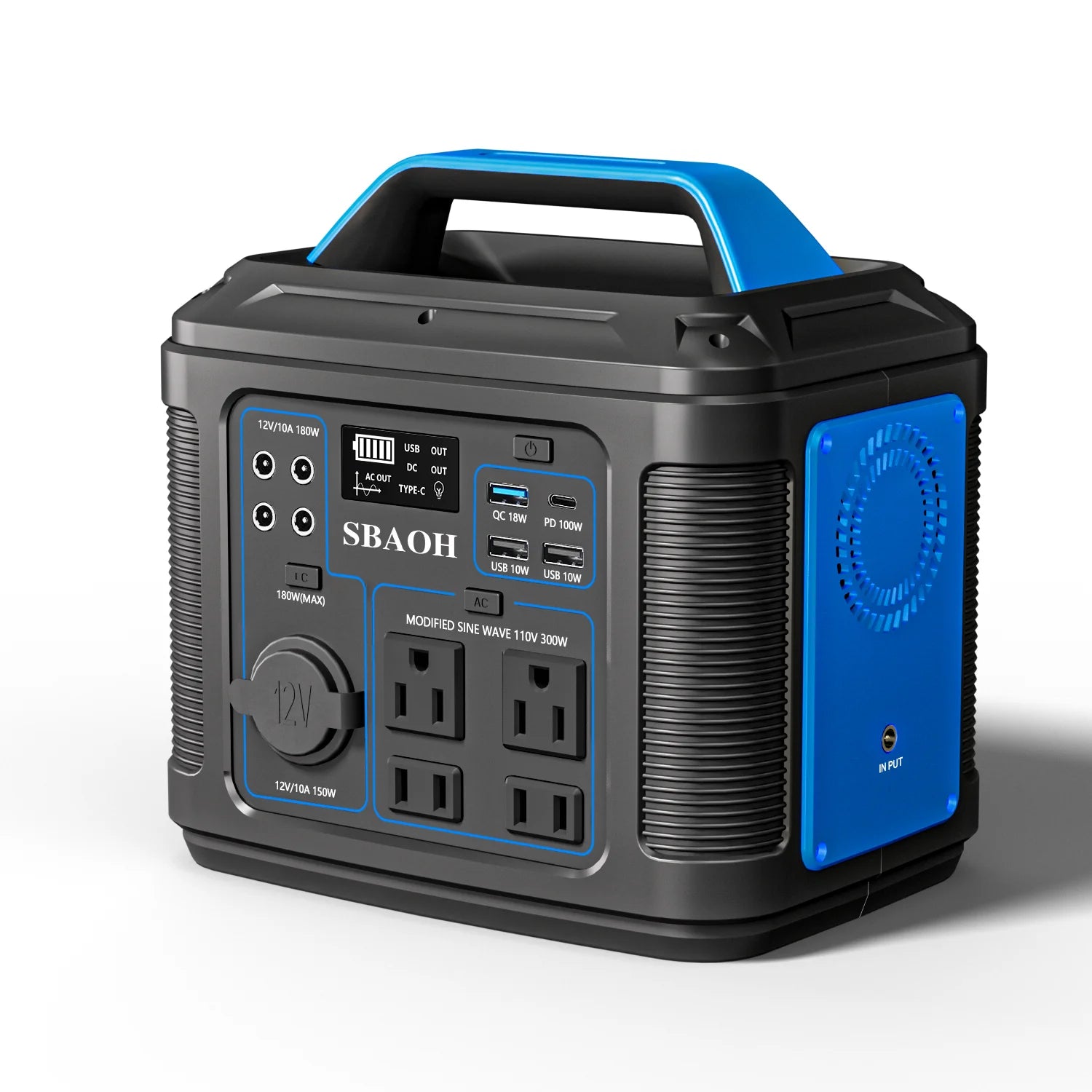 300W PowerStation, Lithium-Ion Battery, RV Camping