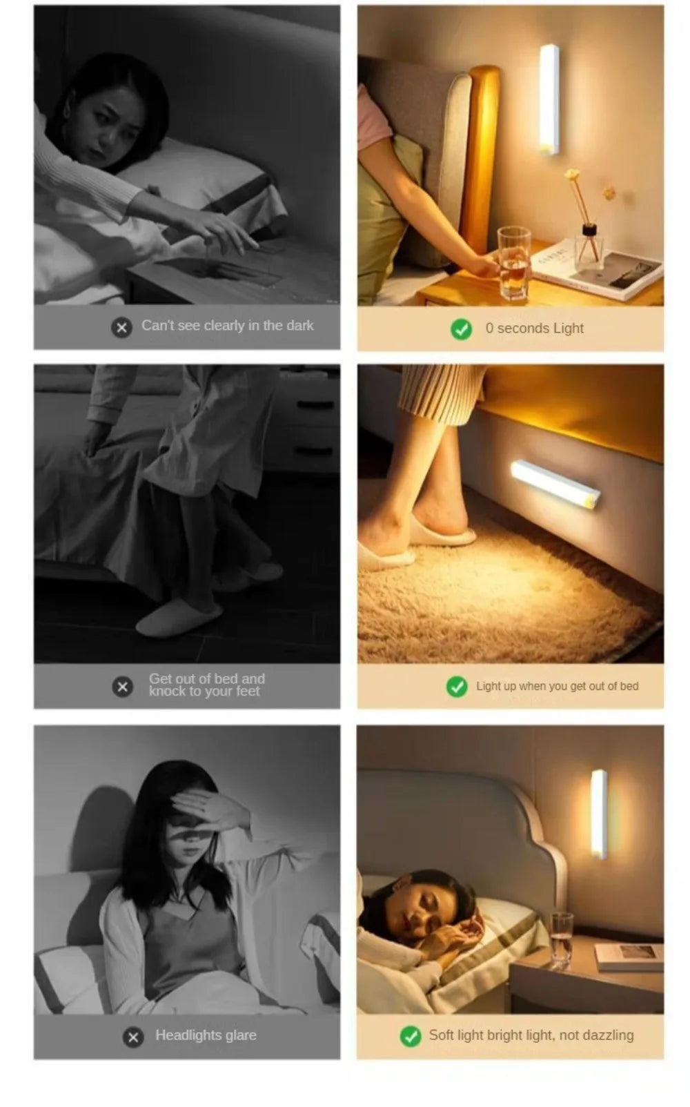 Motion Sensor Portable Rechargeable Led Lamp