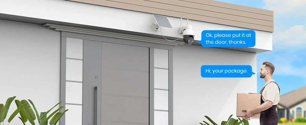 Solar Security Camera, WIFI, 2-Way Audio