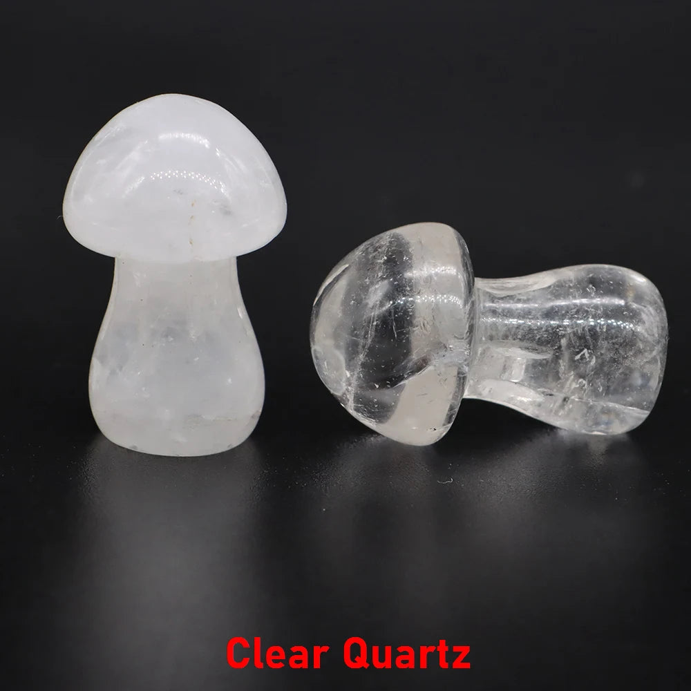 1.5" Crystal Mushroom Mineral Healing Home Decoration