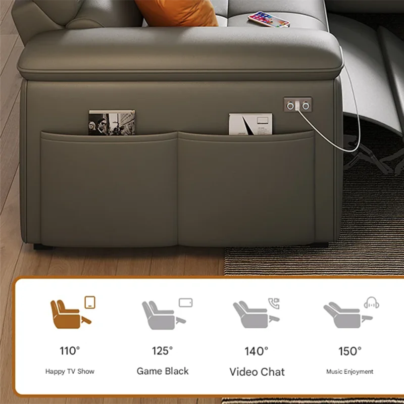 Fancy Sofas, Reclining Italian Sofa, Corner Storage