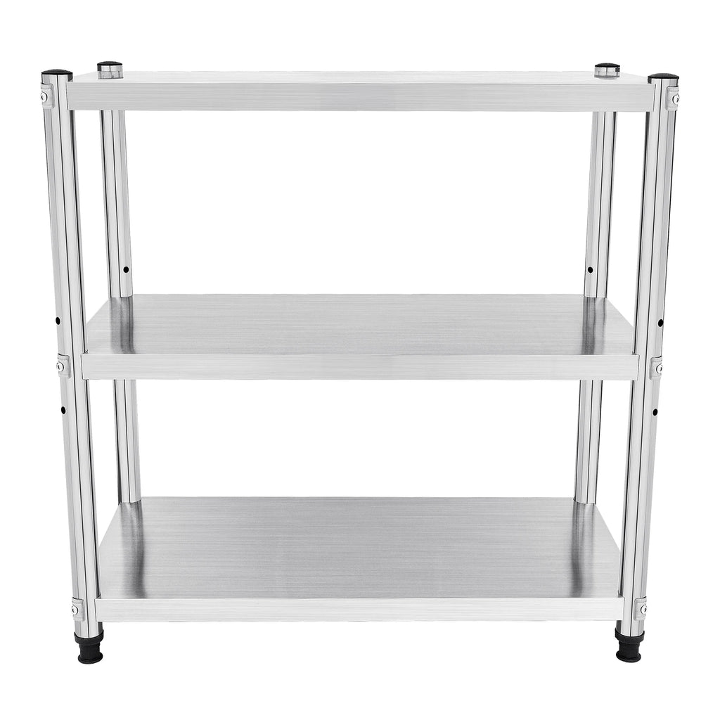 Stainless Steel Storage Rack,3-Tier Multi-functional Shelf