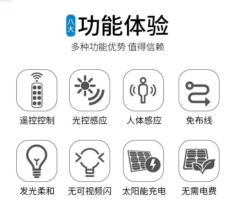 Solar Ceiling Light, Outdoor Indoor, Remote Control